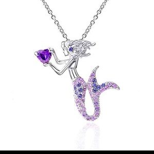Silver Mermaid Necklace